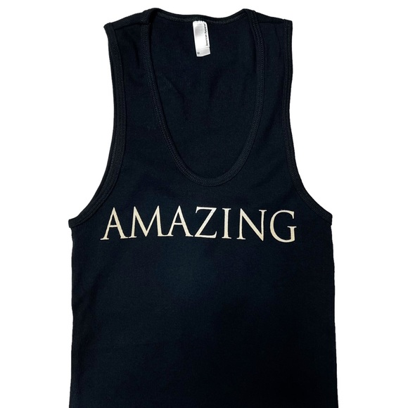 NWOT Amazing 25 Live Tour George Michael Graphic Tank Top Black Unisex M - Picture 2 of 6